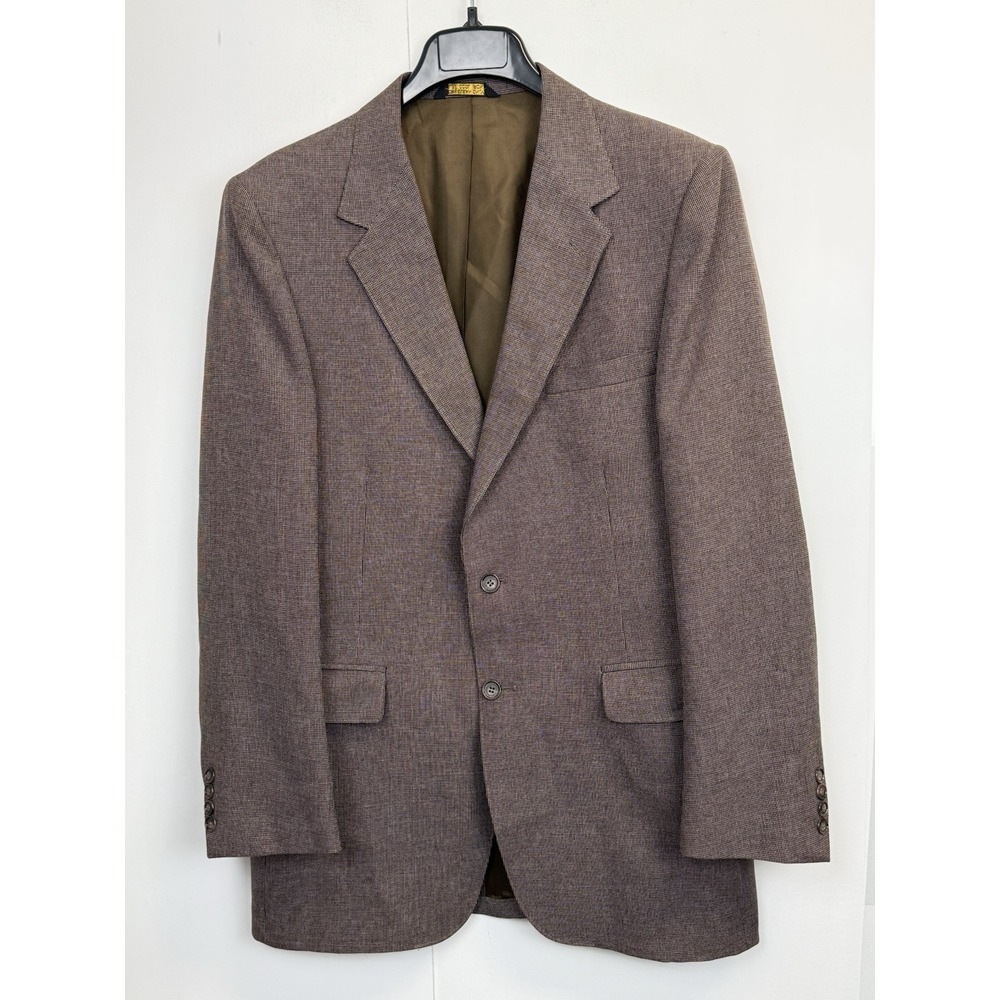 Vtg Andhurst Mens Burgundy Blazer 40R Single Breasted Sports Coat Jacket‎